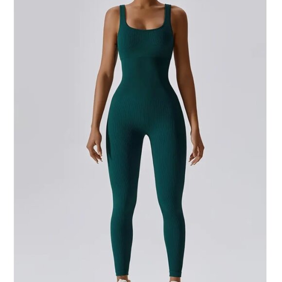 Callie Lives Compression Shapewear Neutral Jumpsuits BROWN Ivory Nude Large XL - Picture 6 of 14